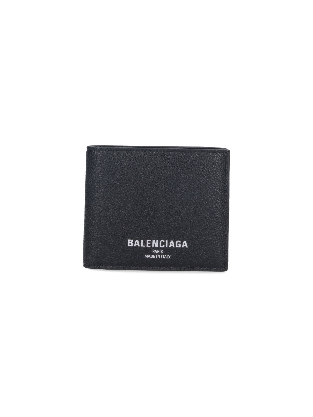 Shop Balenciaga Bifold Logo Wallet In Black  