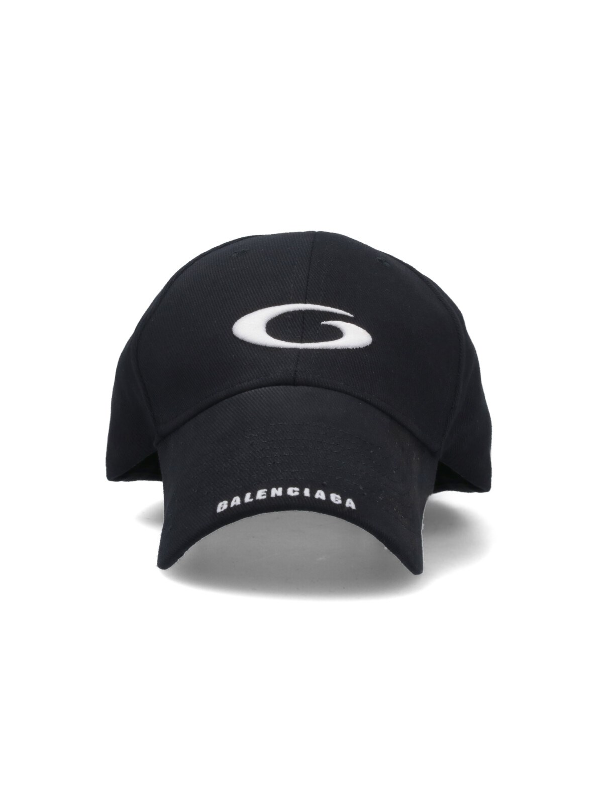 Shop Balenciaga 'loop Sports Icon' Baseball Cap In Black  