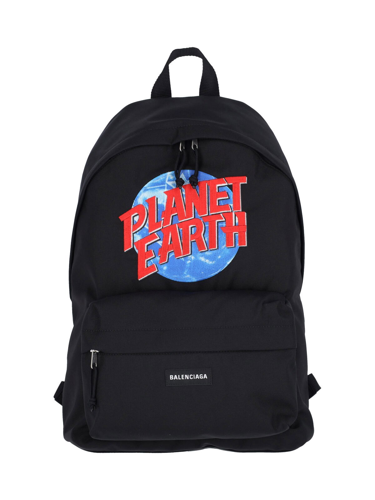 Shop Balenciaga 'planet Earth' Backpack In Black  