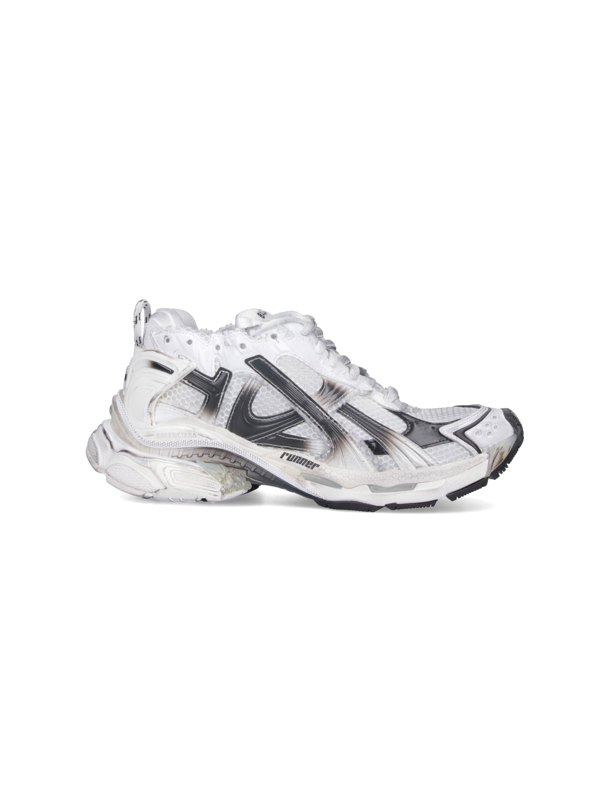 Shop Balenciaga "runner Gradient" Sneakers In White