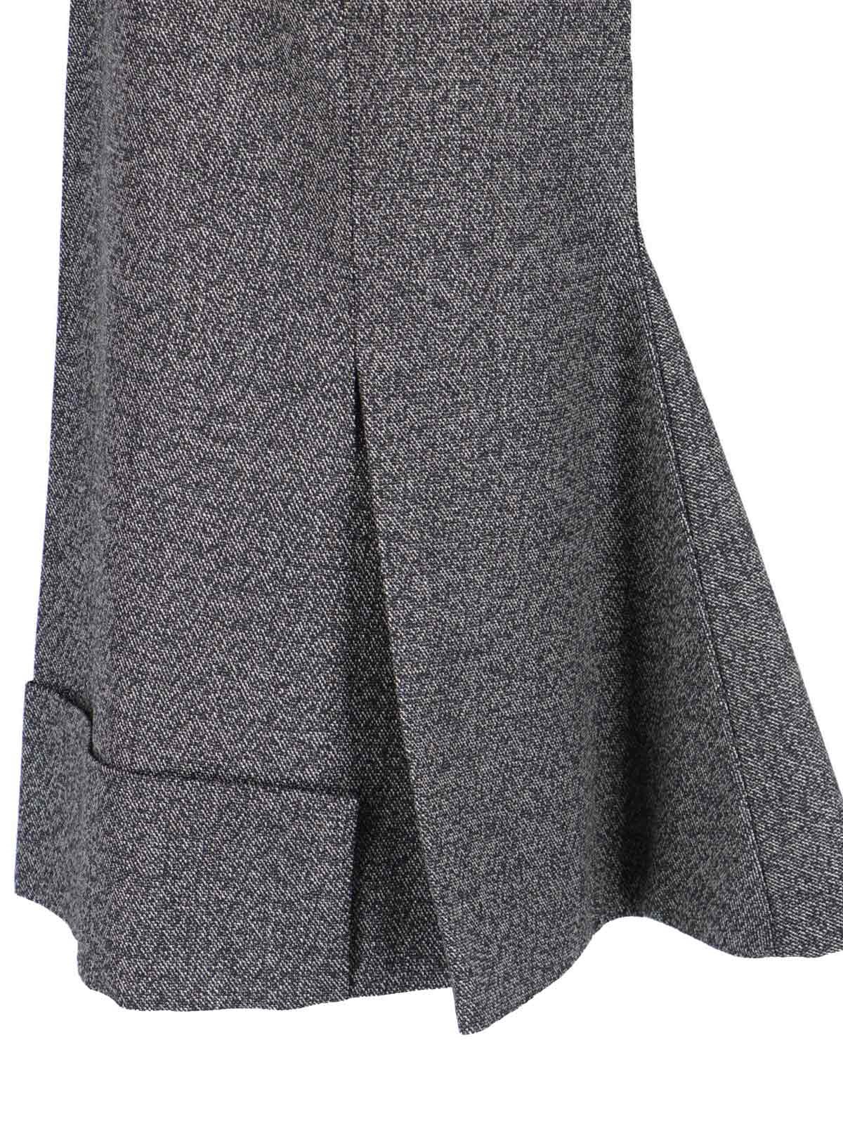 Prada Moulinè sheath midi skirt available on SUGAR - 168812