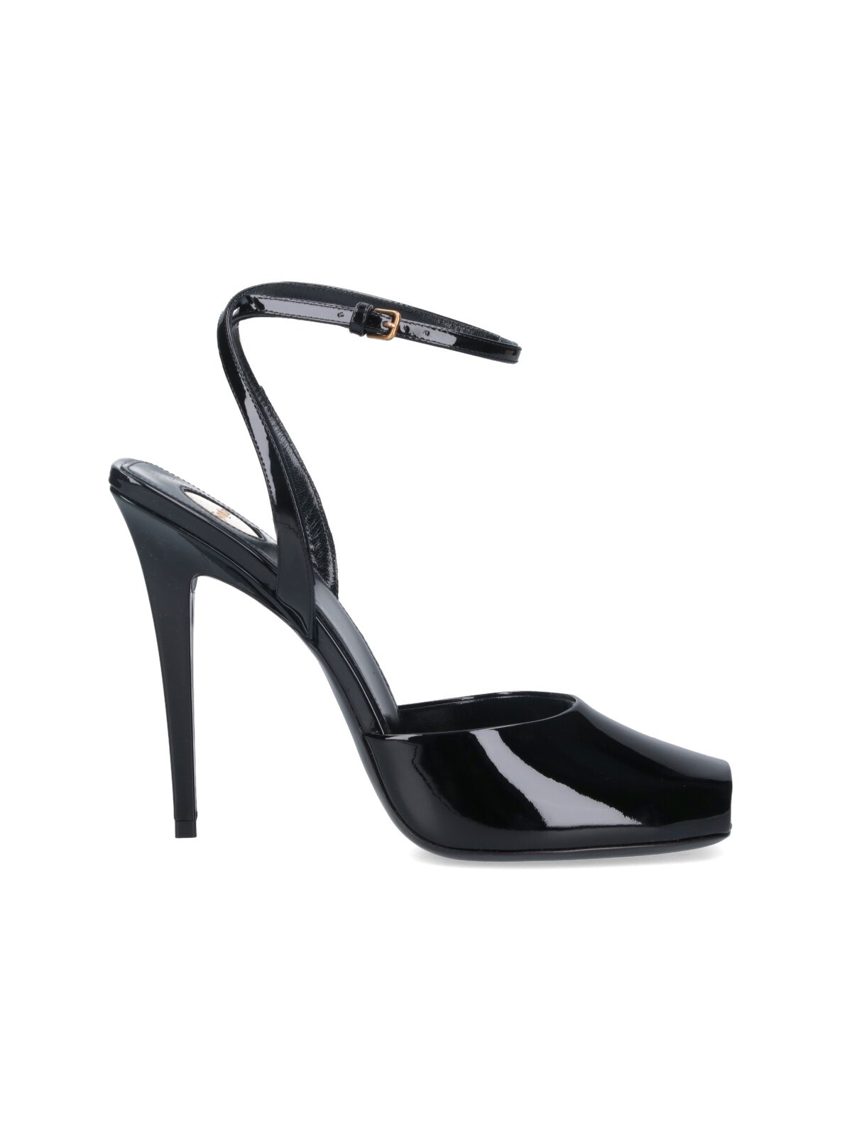 Shop Saint Laurent 'scandale' Pumps In Black  