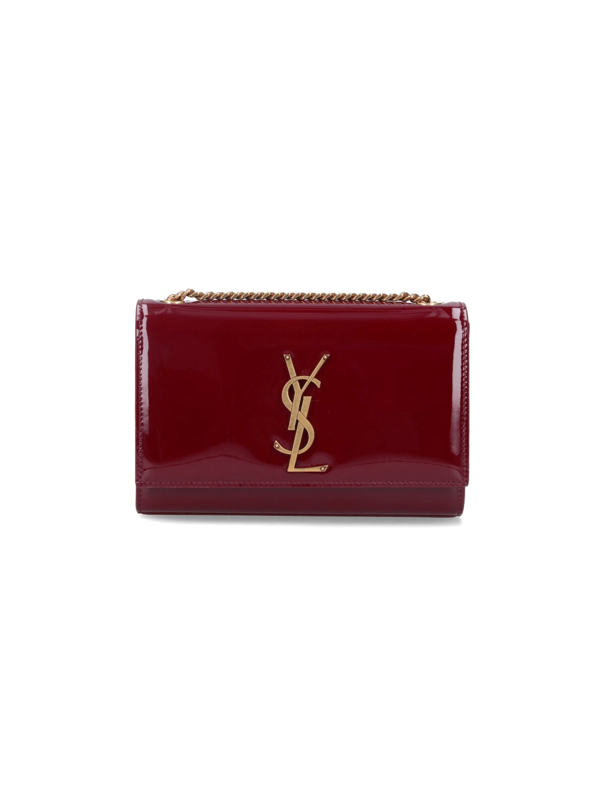 Shop Saint Laurent Small Crossbody Bag "kate" In Red