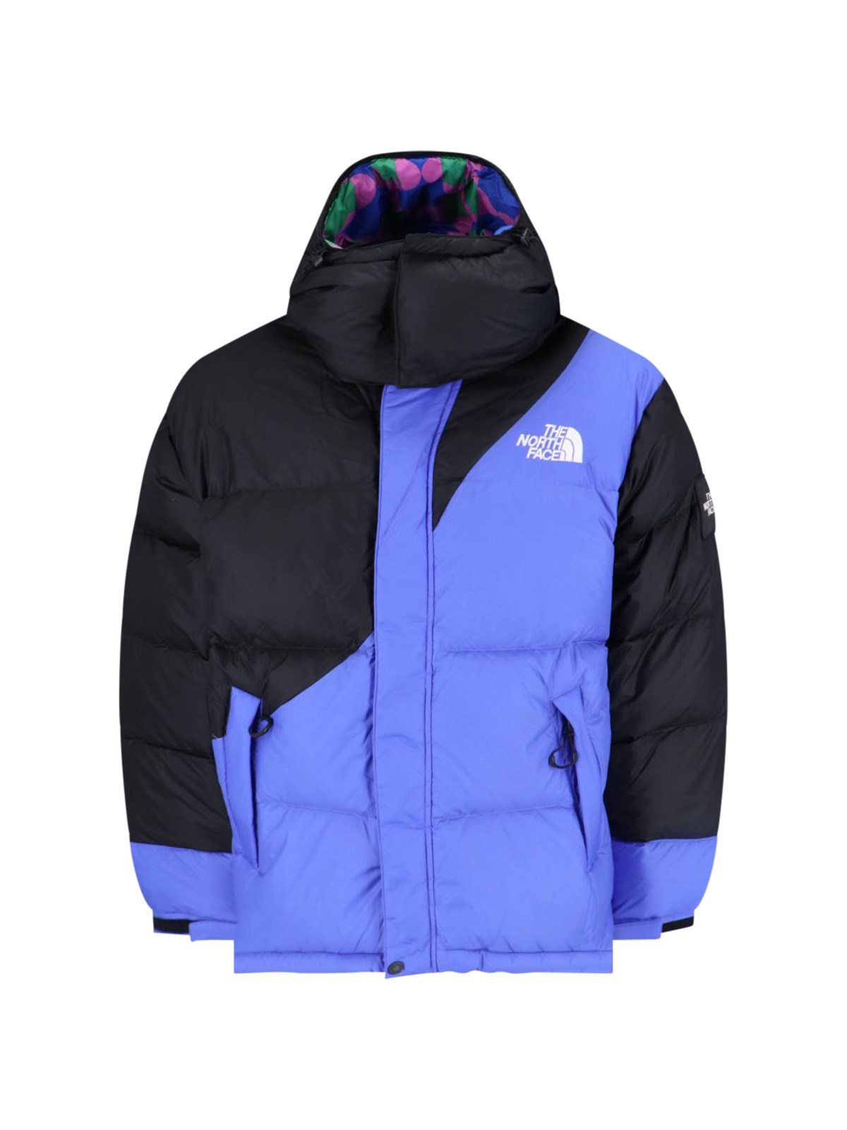 Shop The North Face X Yinka Ilori Two-tone Down Jacket In Blue