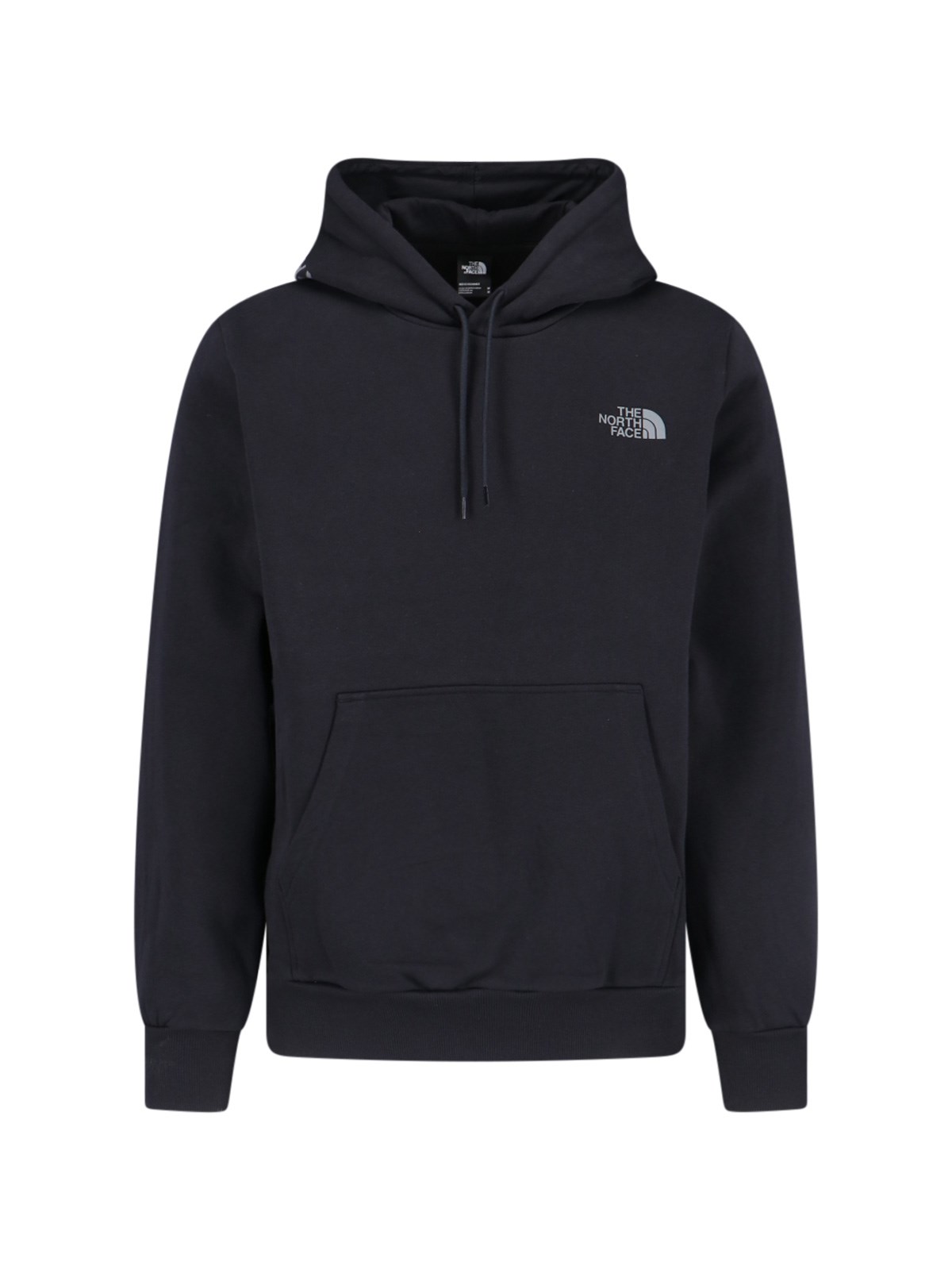 Shop The North Face Logo Hoodie In Black  