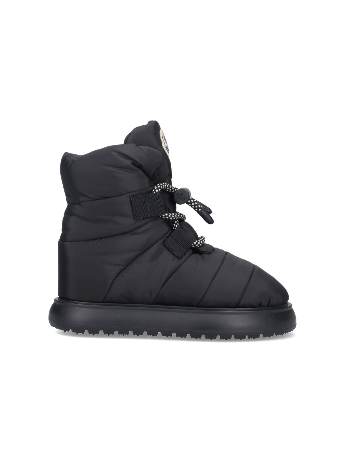 Shop Moncler Padded Ankle Boots "gaia Pull" In Black  