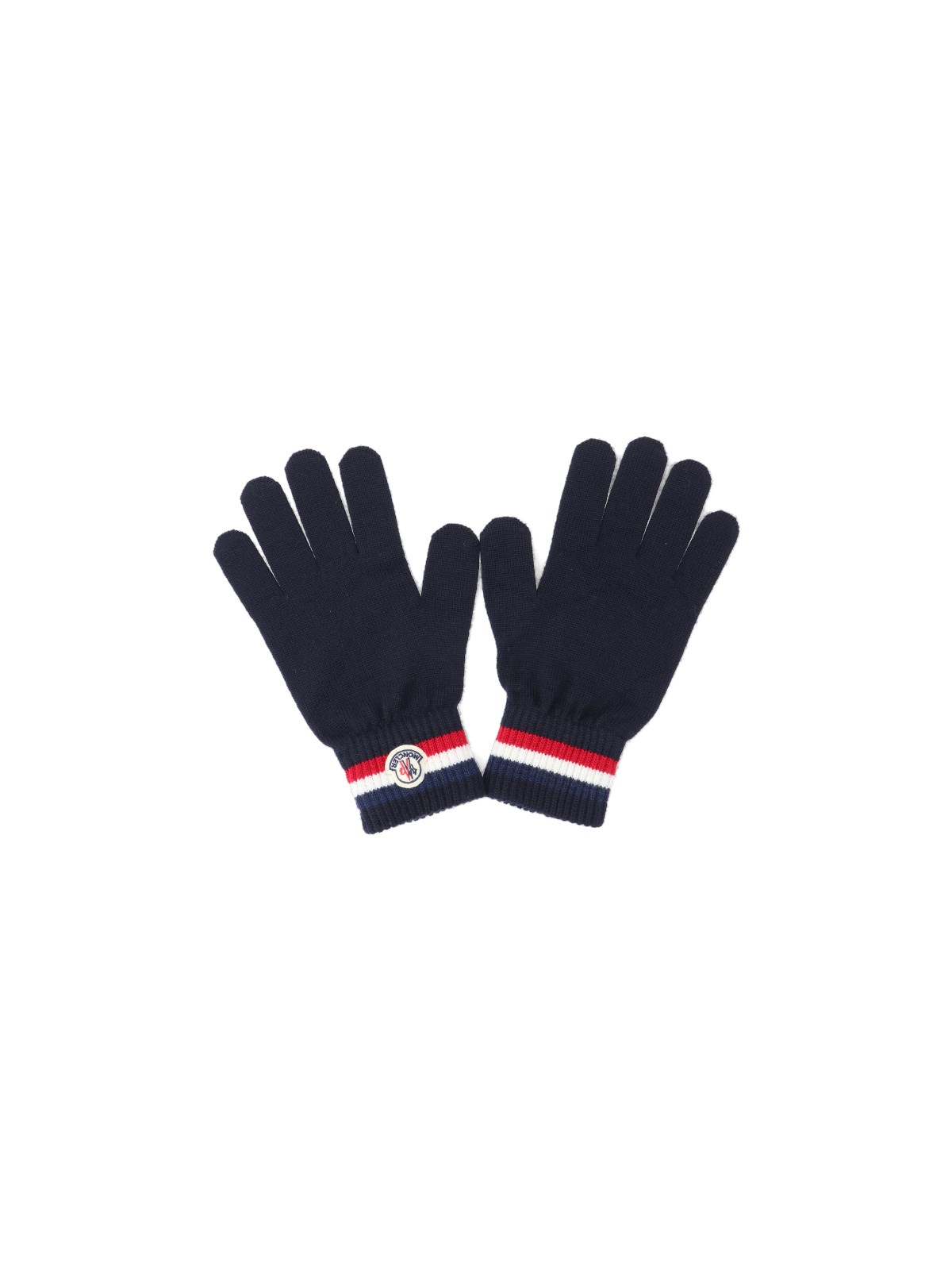 MONCLER 'TRICOLORE' LOGO GLOVES 