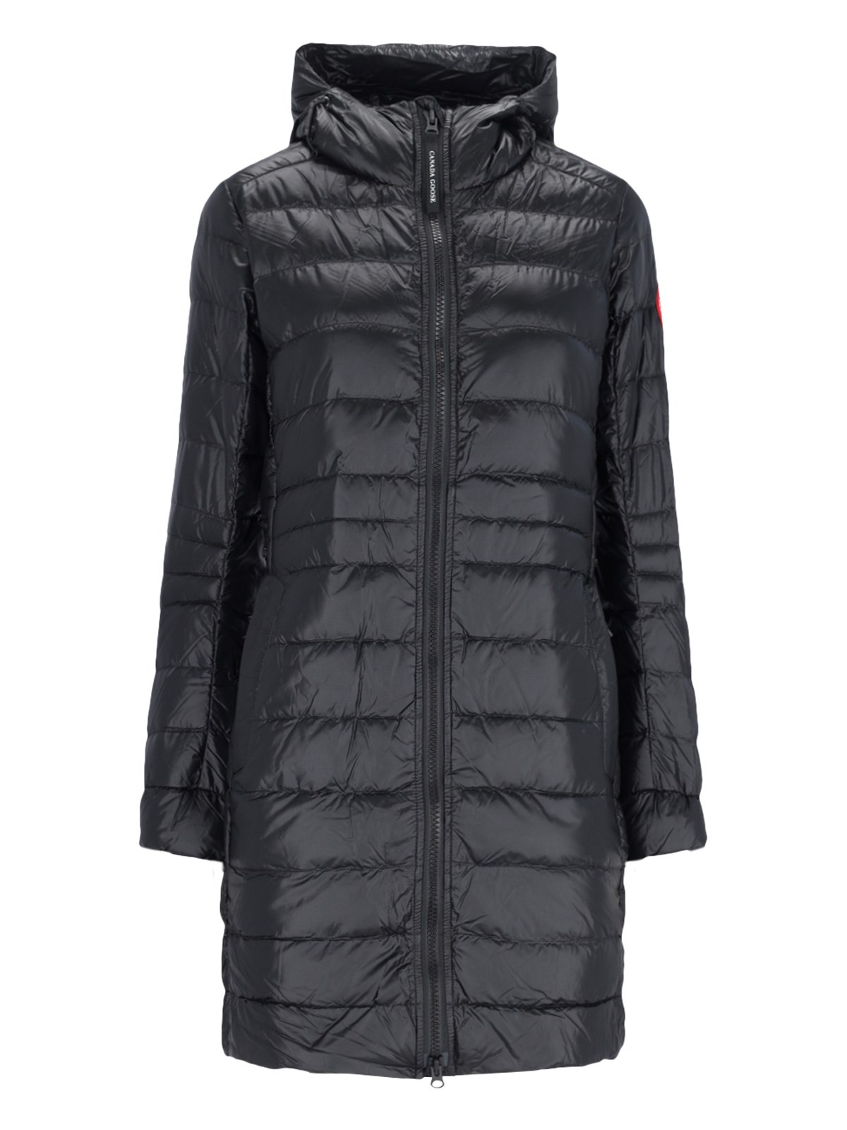 Shop Canada Goose Padded Down Jacket "cypress Hooded" In Black  