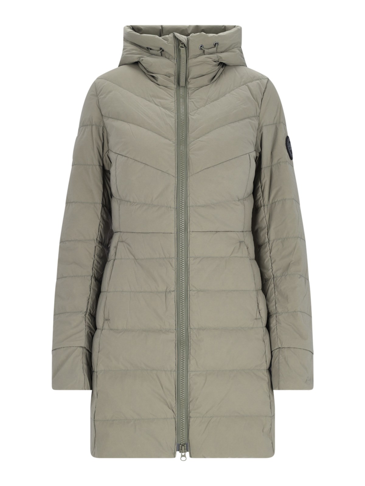 Shop Canada Goose 'clair' Hooded Coat In Green