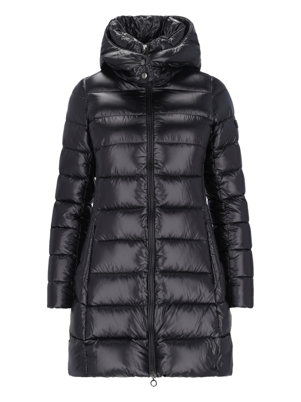 Shop Tatras Hooded Down Jacket "babila" In Black  