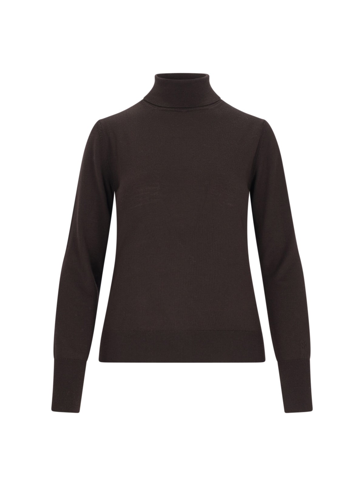 Shop Filippa K High Neck Sweater In Brown