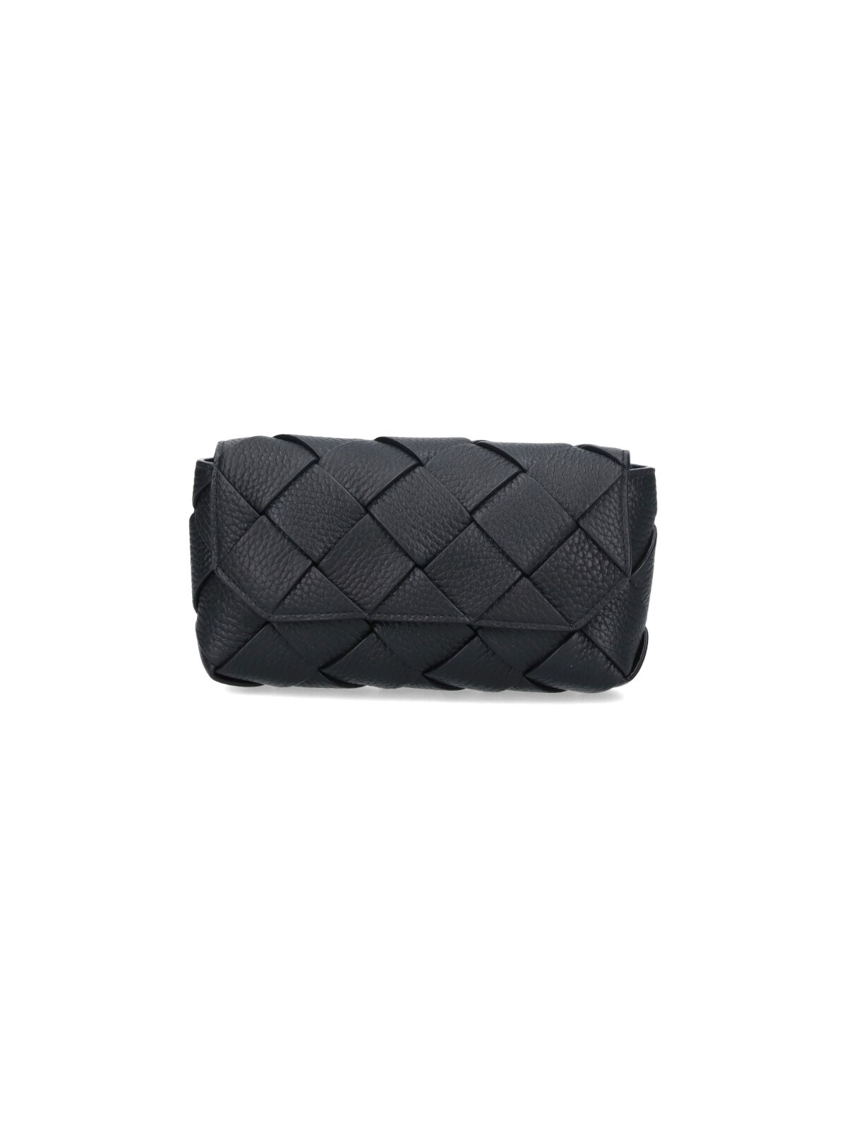 Shop Bottega Veneta Belt Bag "diago" In Black  