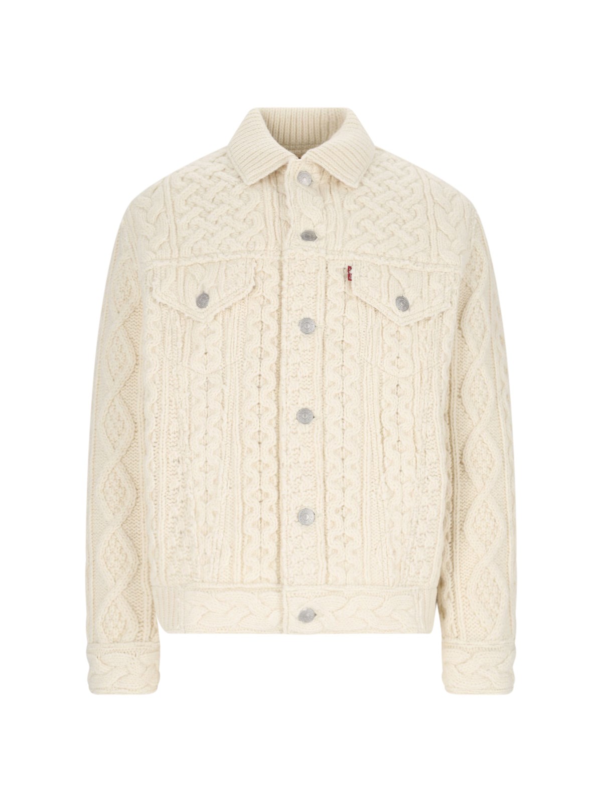 Shop Junya Watanabe X Levi's ' Men's Jacket Natural' Wool Jacket In Cream