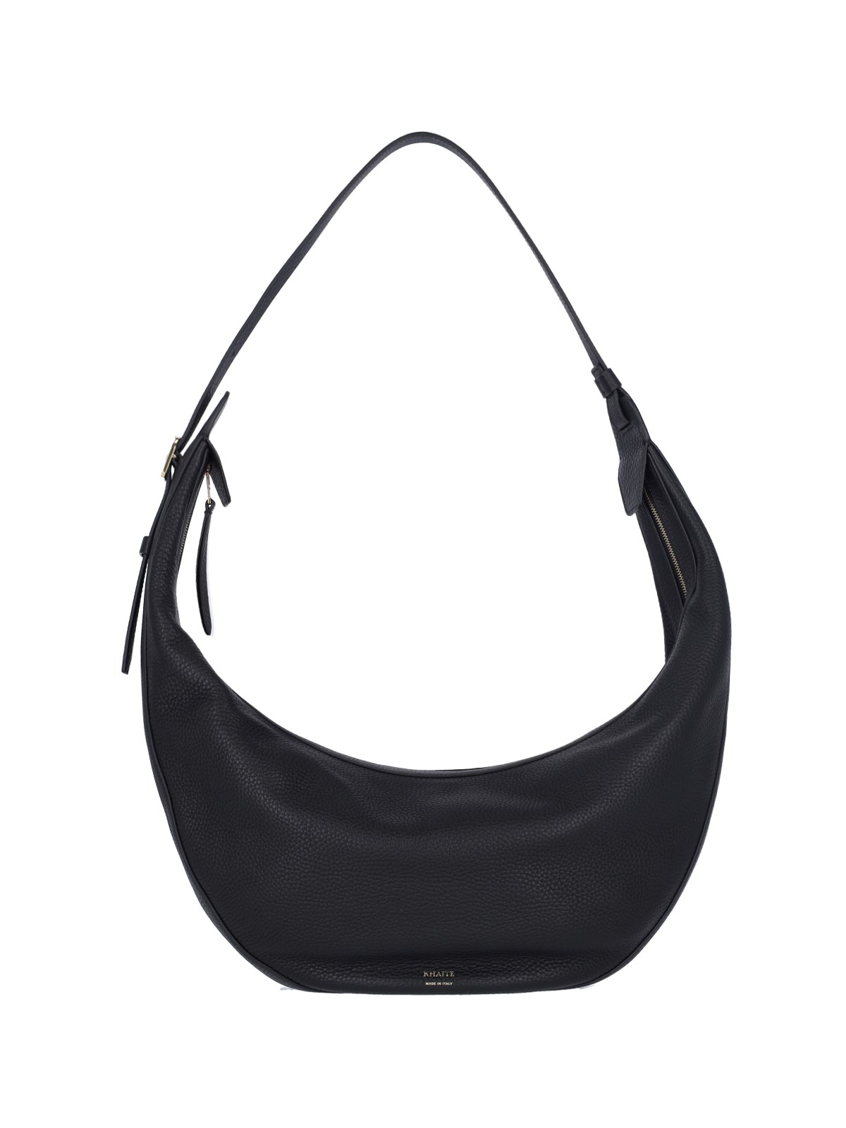 Shop Khaite 'augustina Hobo' Shoulder Bag In Black  