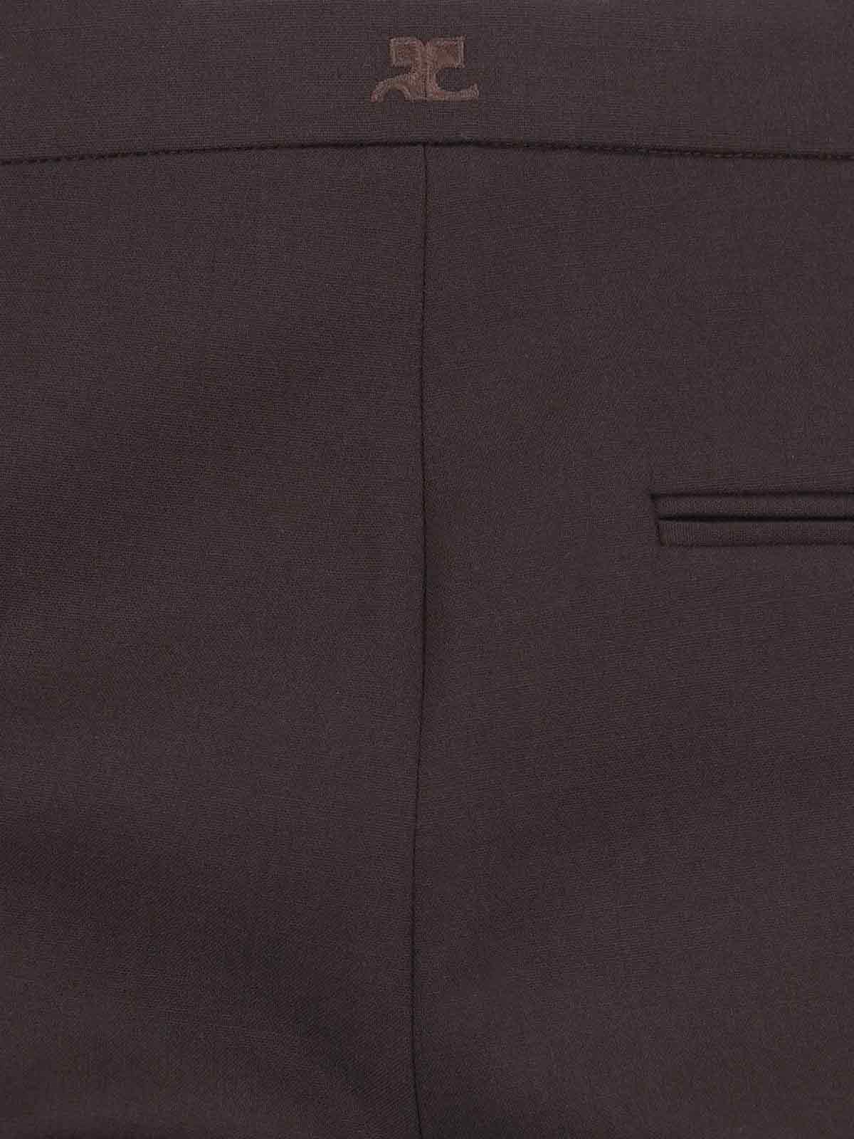 【関税込み】COURREGES 'Oblique Tailored' pants Courrèges Tailored pants 
