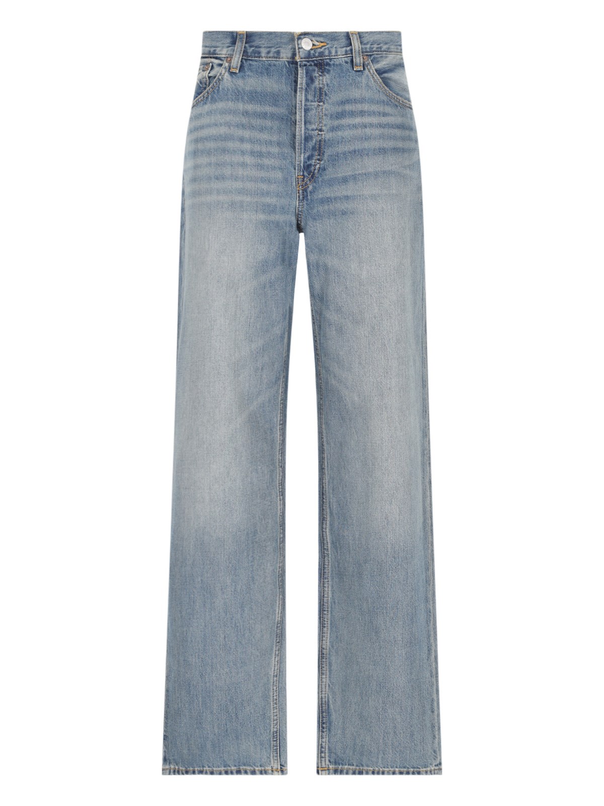 Shop Re/done Straight Jeans In Blue