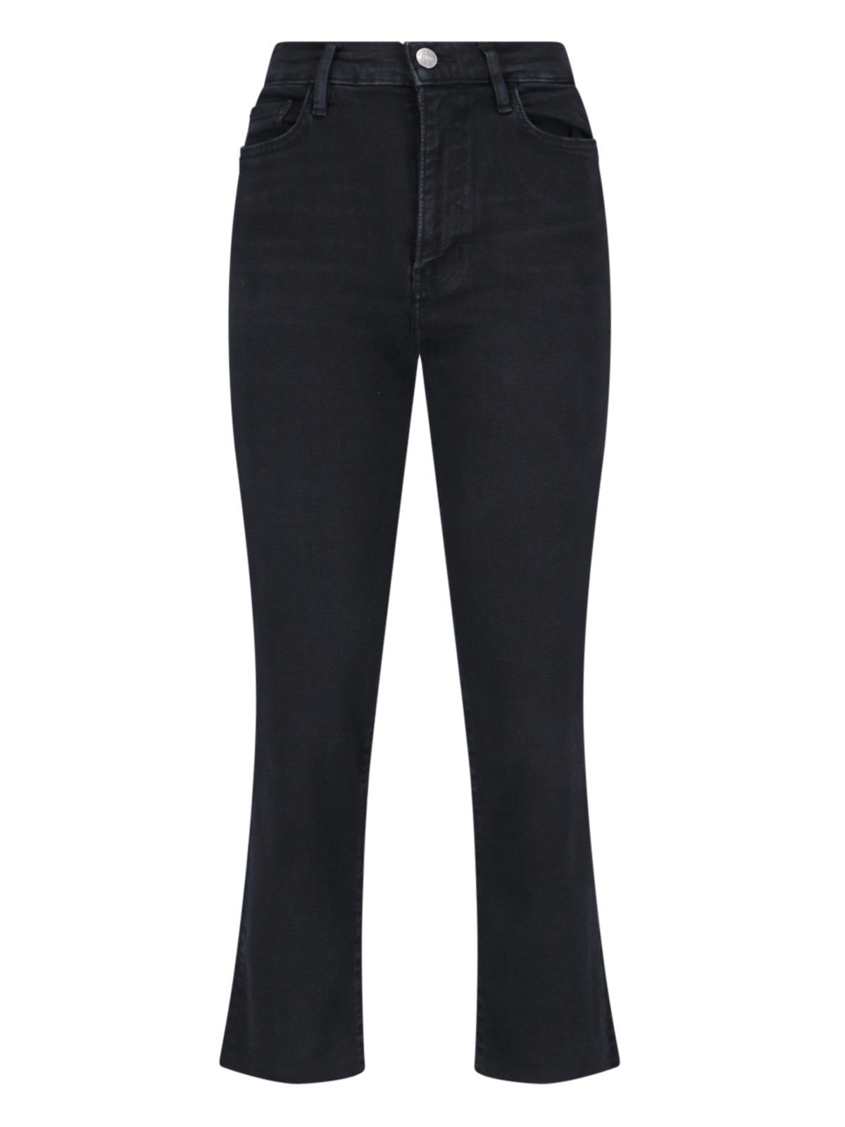 Shop Frame Slim Jeans In Black  