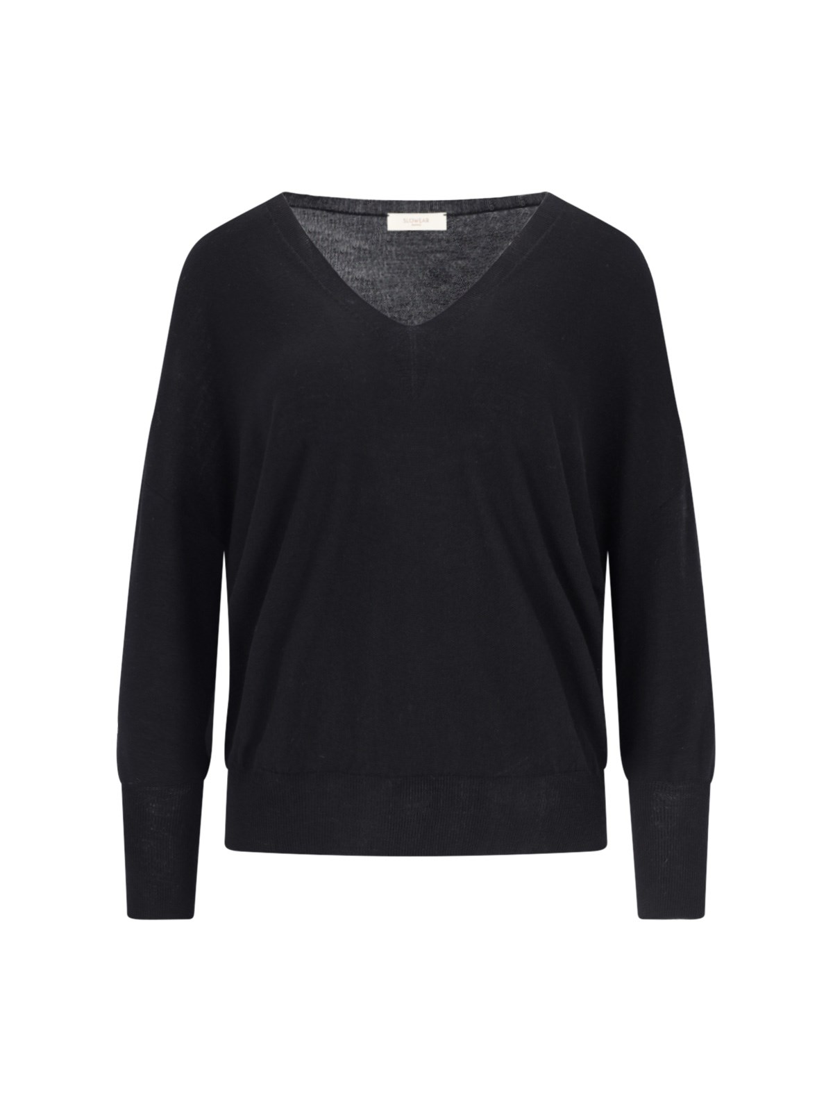 Shop Zanone V-neck Sweater In Black  