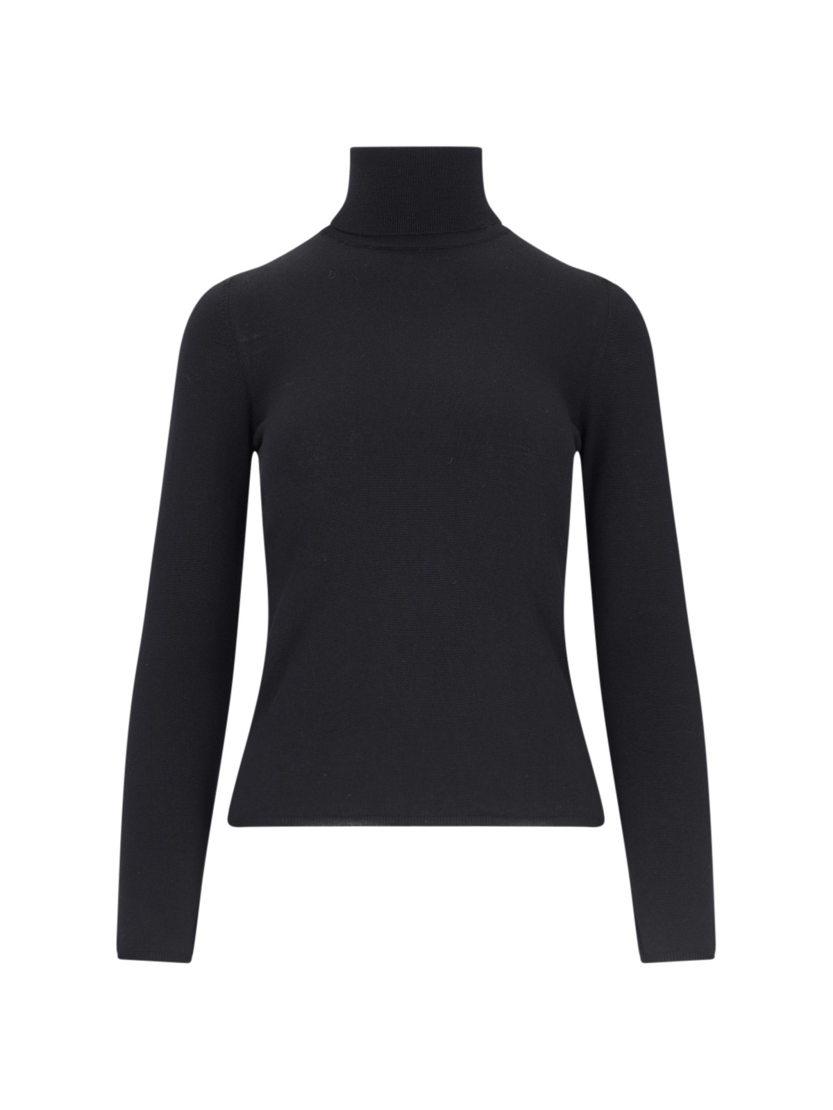 Shop Zanone Classic Turtleneck In Black  