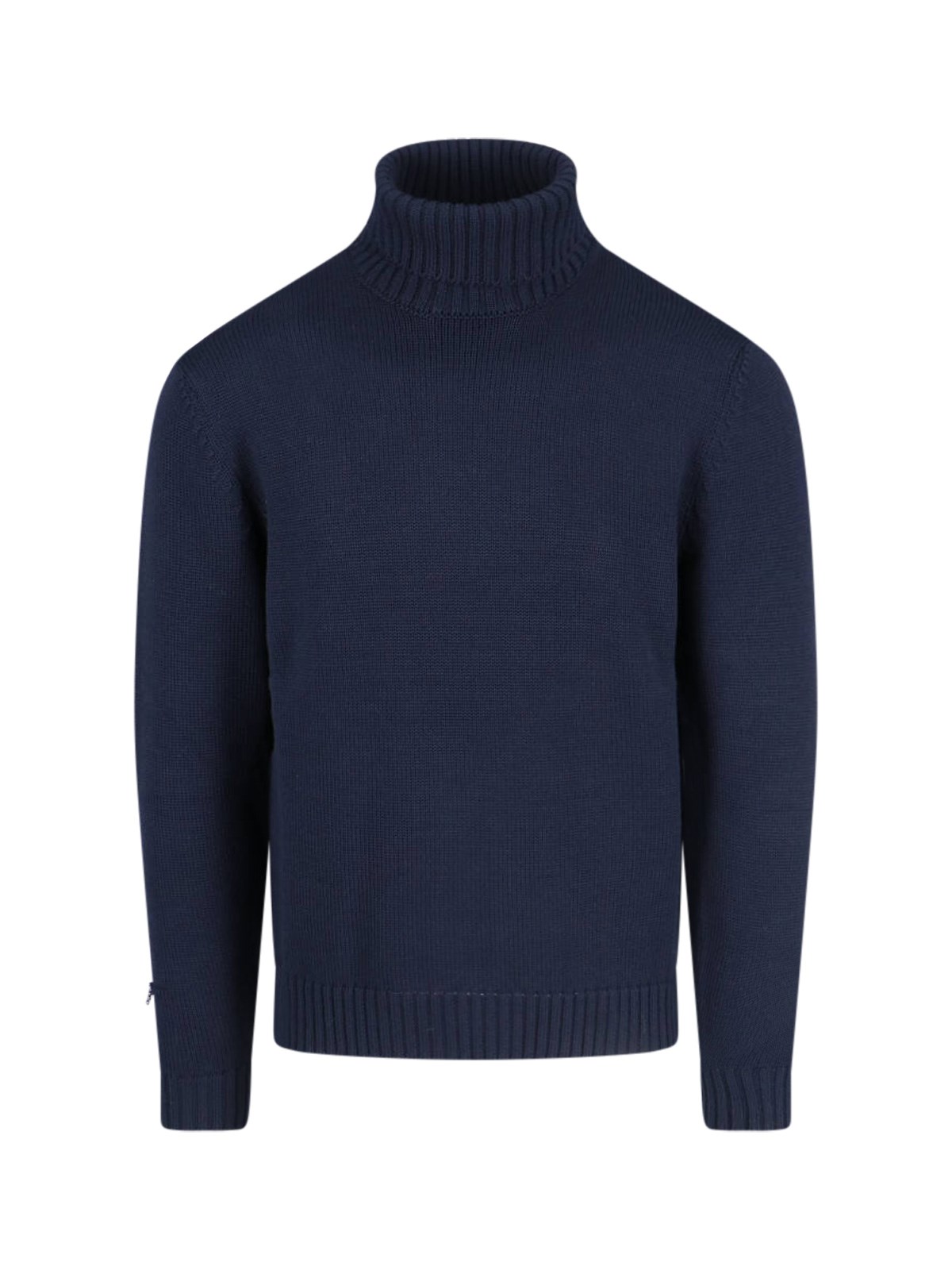 Shop Zanone Classic Turtleneck Sweater In Blue