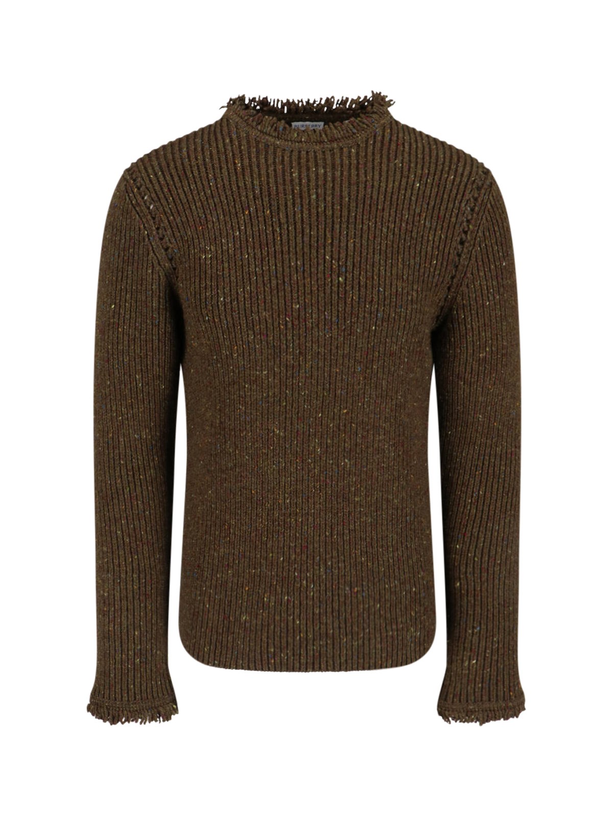 Shop Burberry Wool Sweater In Green