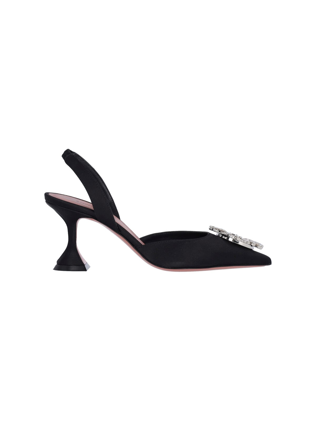 Shop Amina Muaddi Slingback Pumps 'begum' In Black  