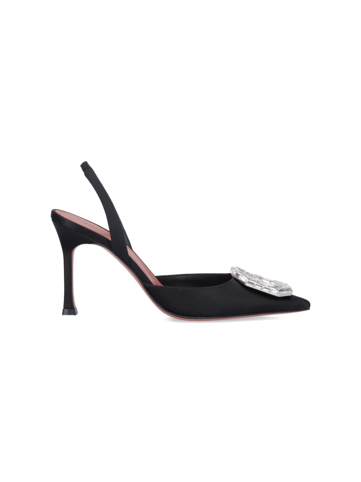 Shop Amina Muaddi 'camelia 90' Slingback Pumps In Black  