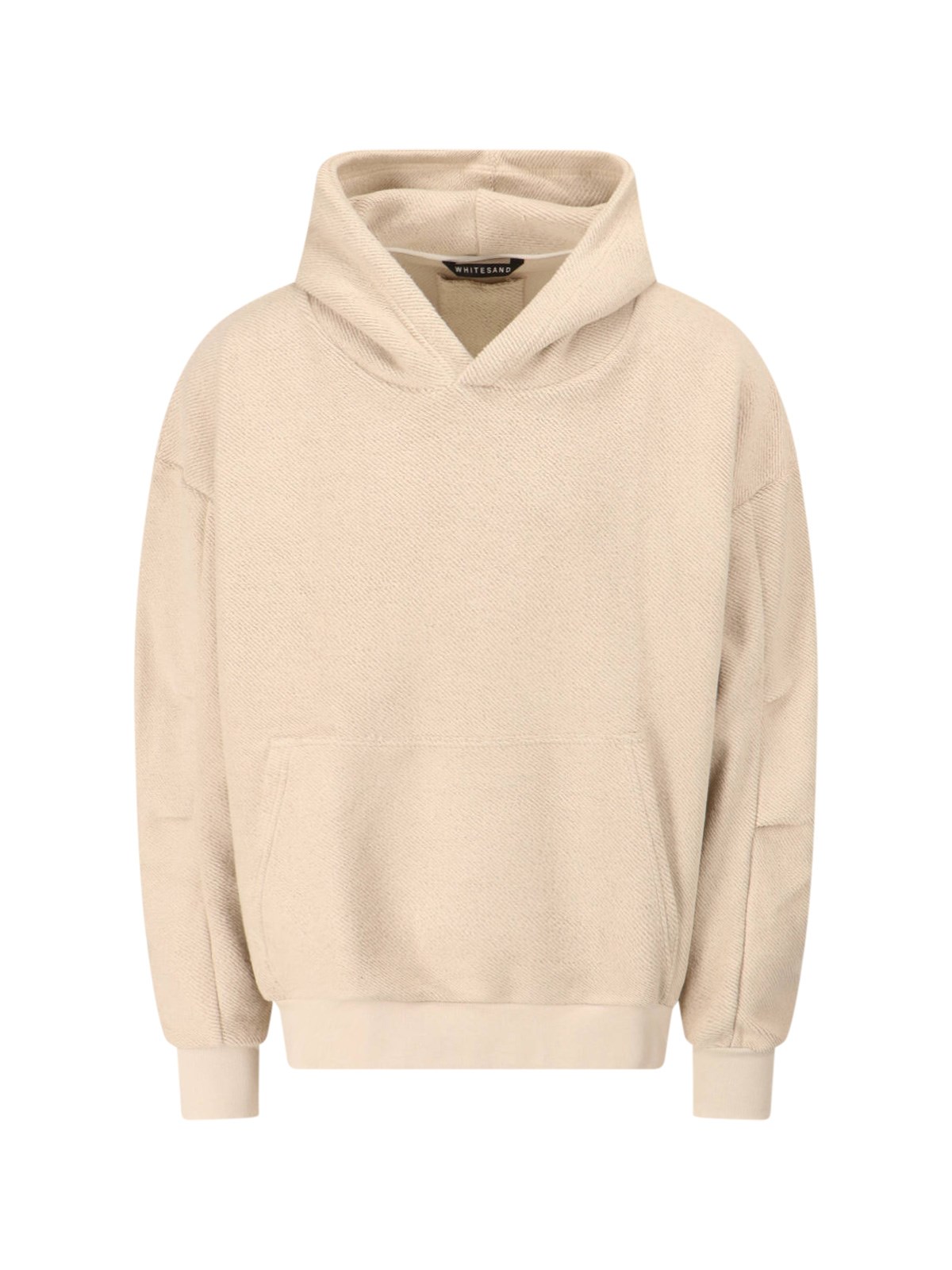 Shop White Sand Hoodie In Beige