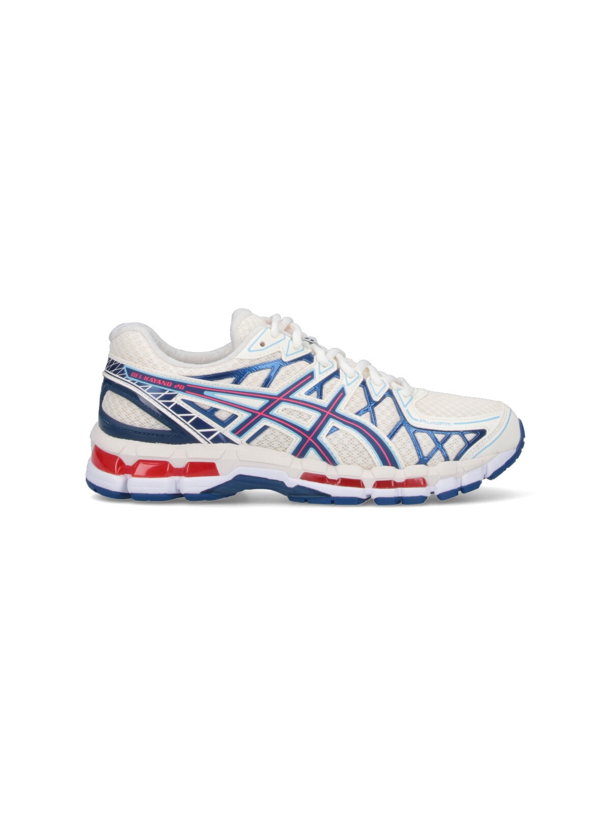 Asics Round Toe Low-top Sneakers In White
