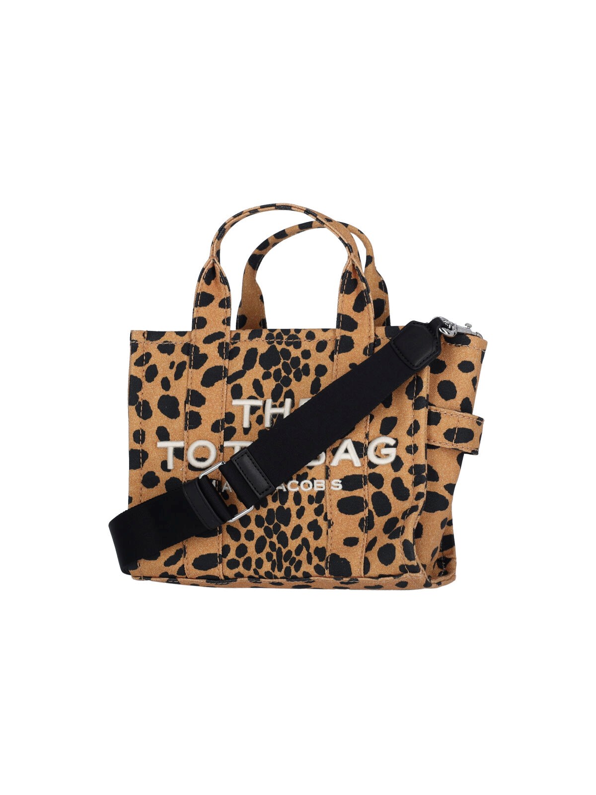 トートバッグ The Small Tote - Marc Jacobs - Cotton - Cheetah Marc Jacobs Small Tote Bag with cheetah print | TheDoubleF