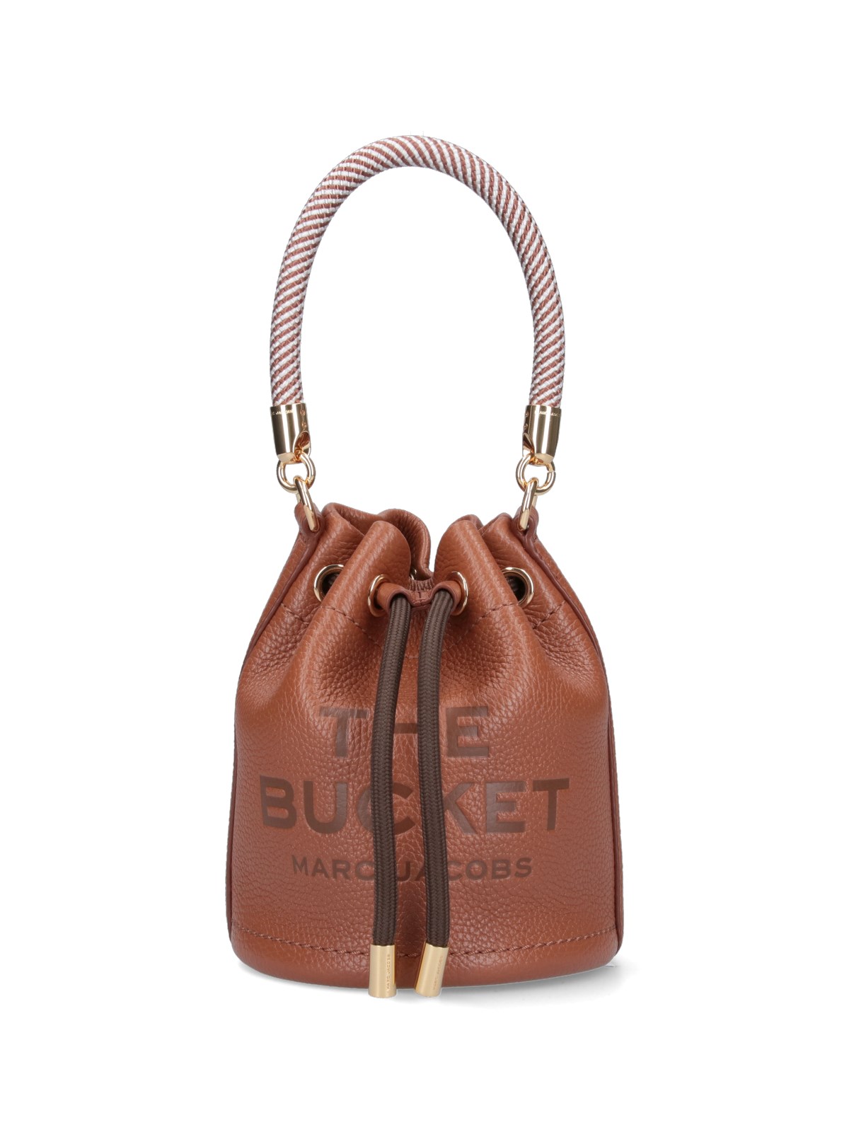 Marc Jacobs Mini Bag "the Leather Bucket" In Brown