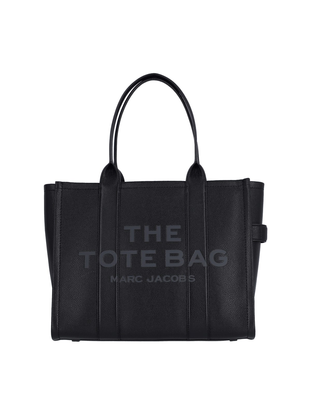 Marc Jacobs Large Logo Tote Bag In Black  