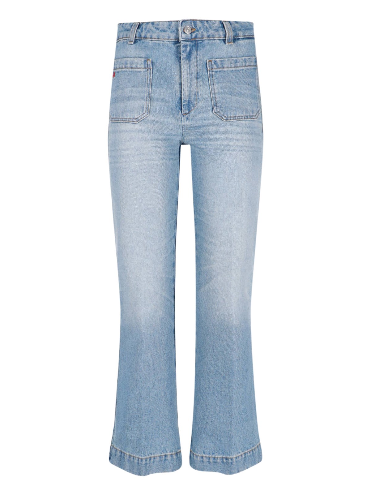 Victoria Beckham Bootcut Jeans In Light Blue