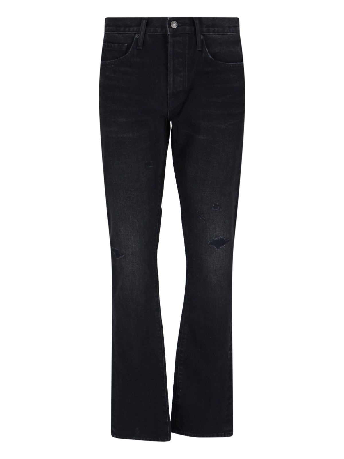 Tom Ford Logo Straight Jeans