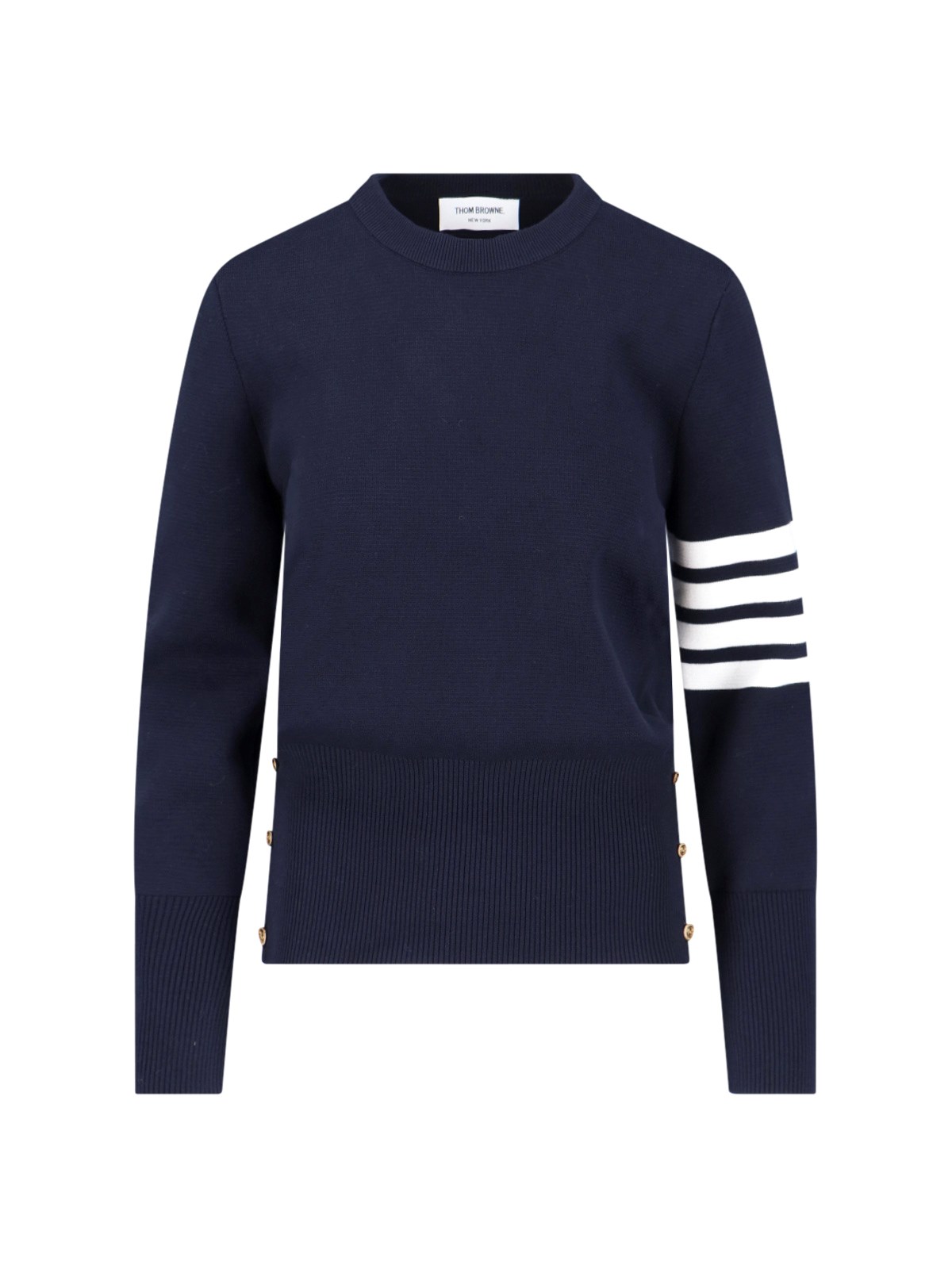 Thom Browne 4-bar Sweater In Blue