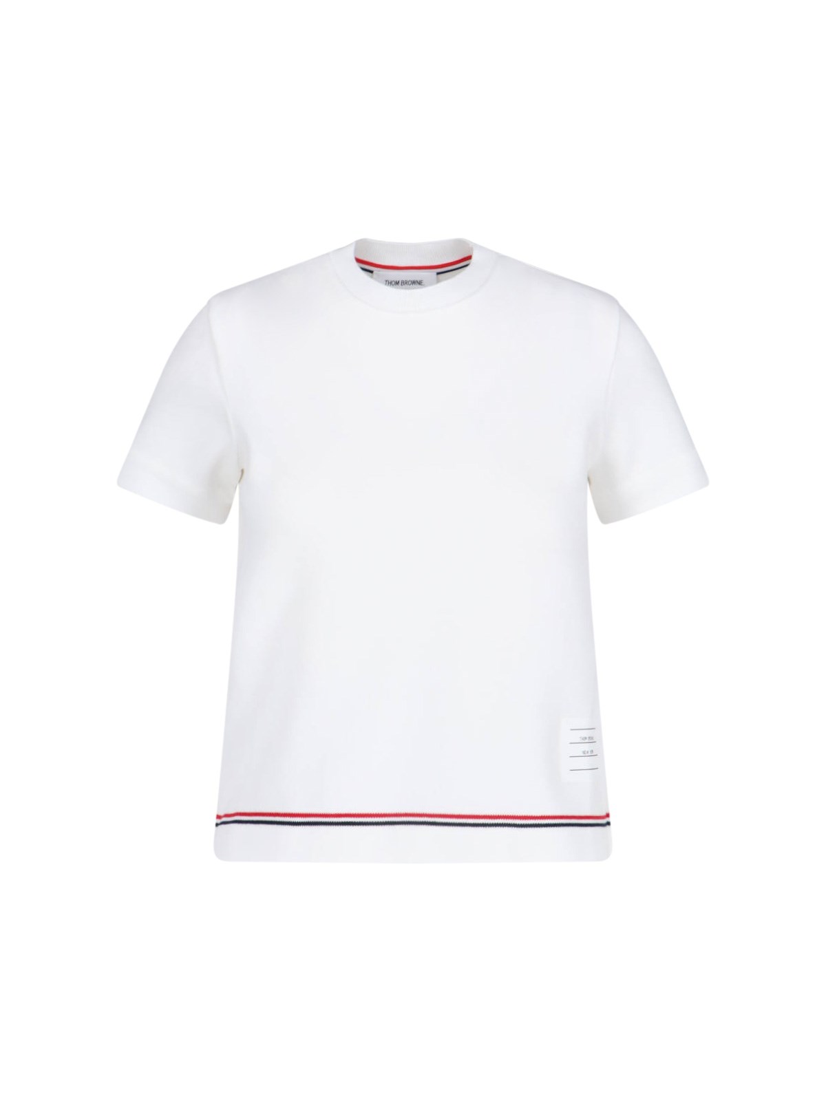 Thom Browne Logo T-shirt In White