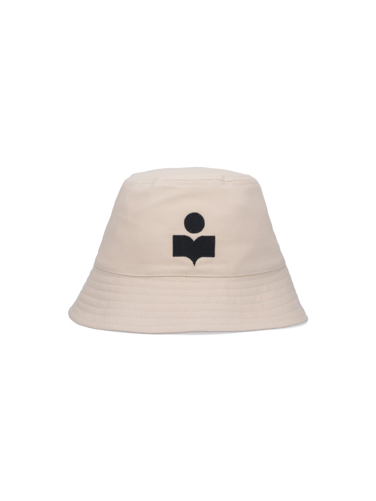 Isabel Marant Logo Bucket Hat In White