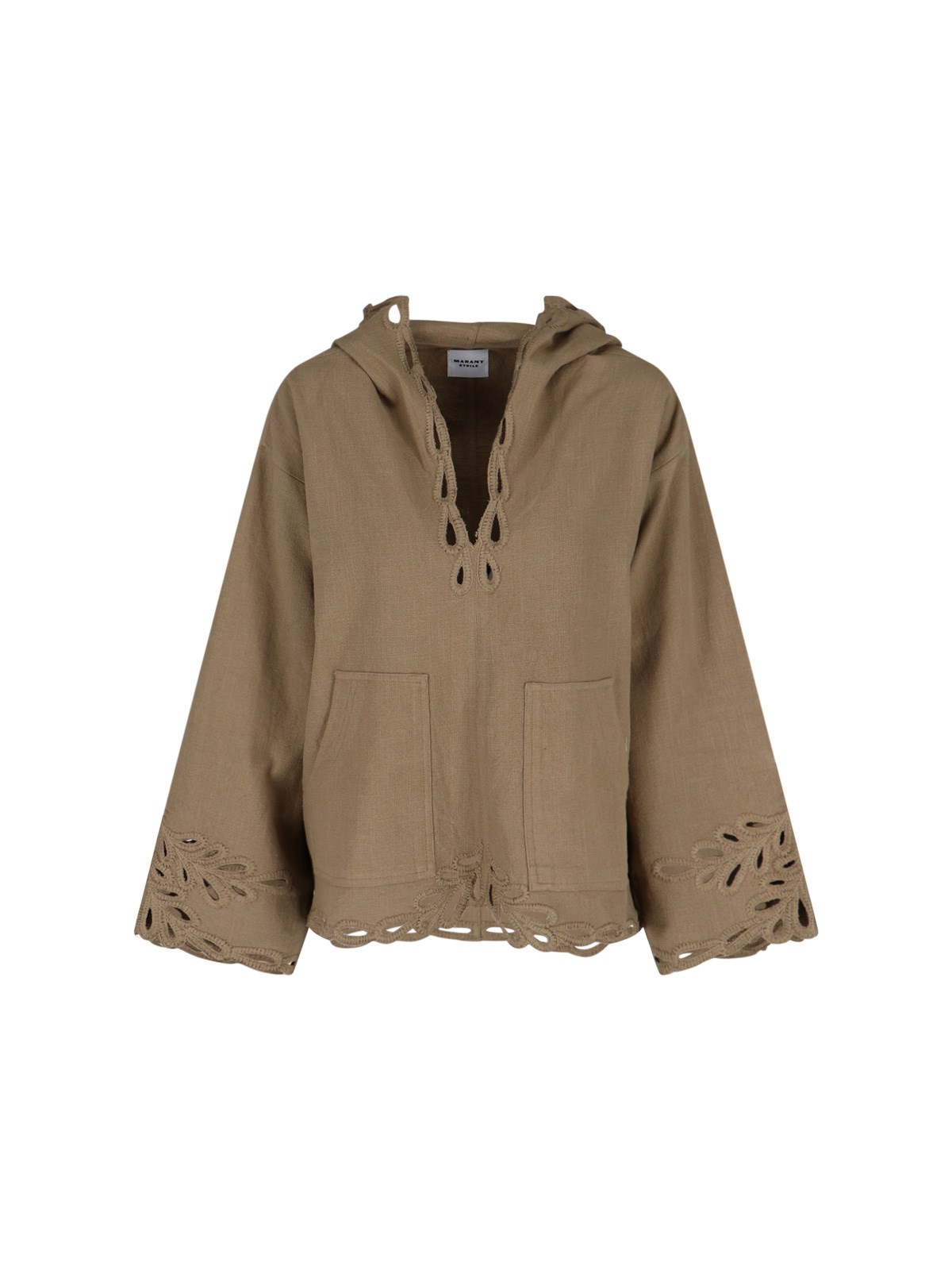 Isabel Marant Étoile Long Sleeve Hoodies In Green