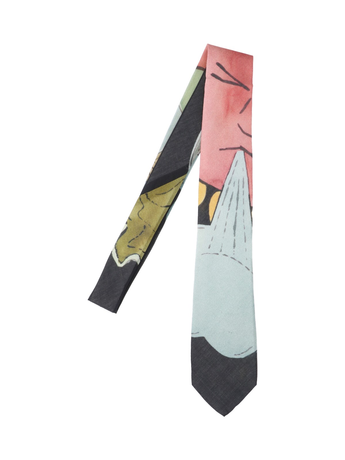 Our Legacy Patterned Tie In Multi