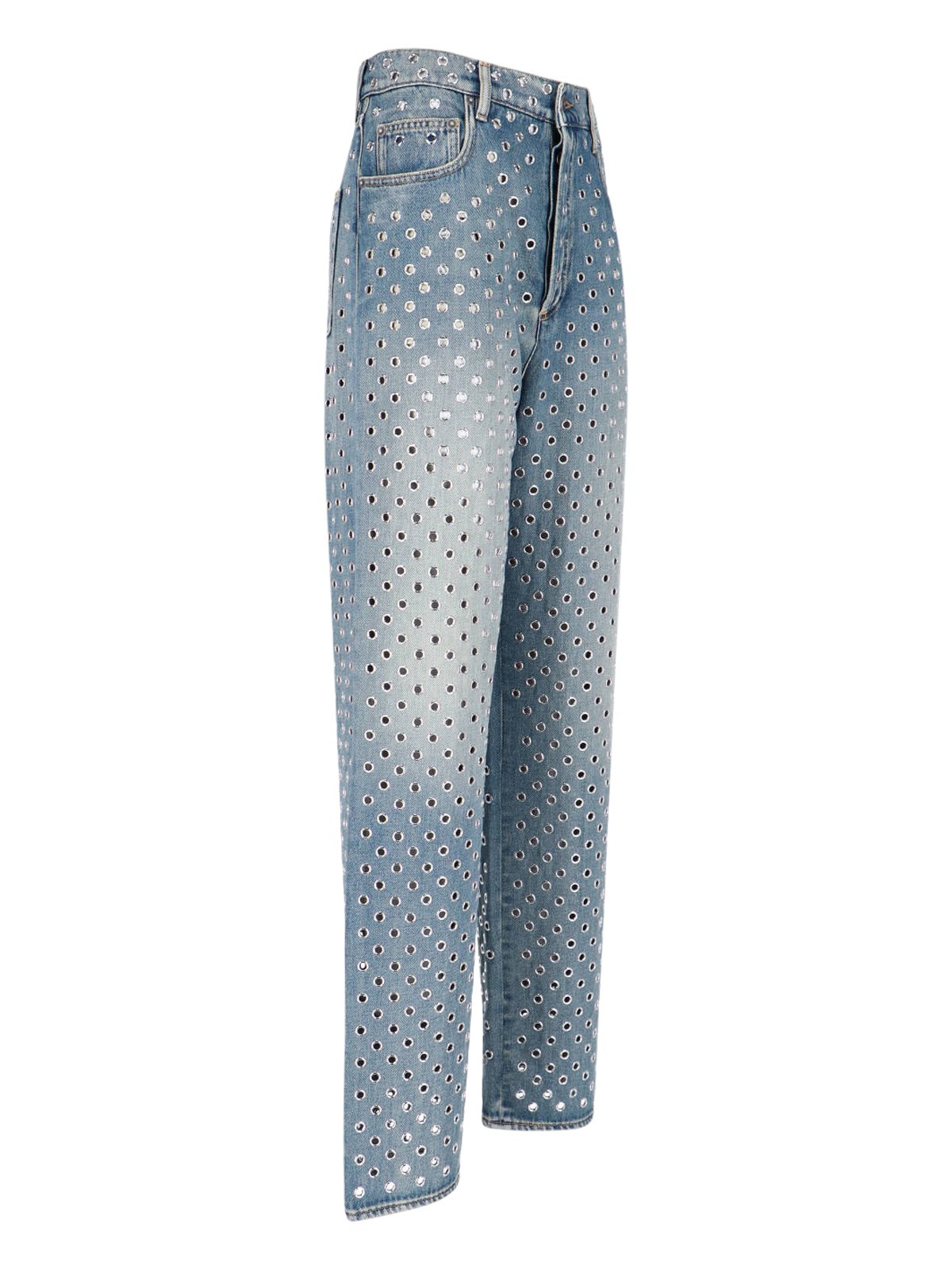 Golden goose Openwork jeans with studs available on SUGAR