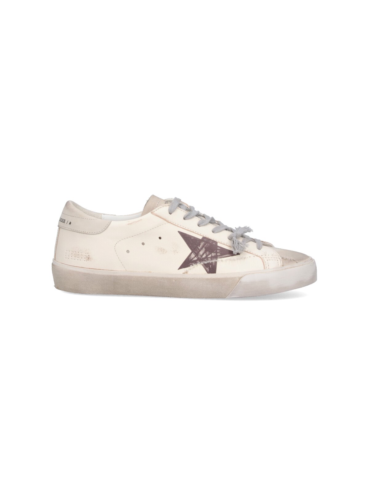 Shop Golden Goose "super-star" Sneakers In White