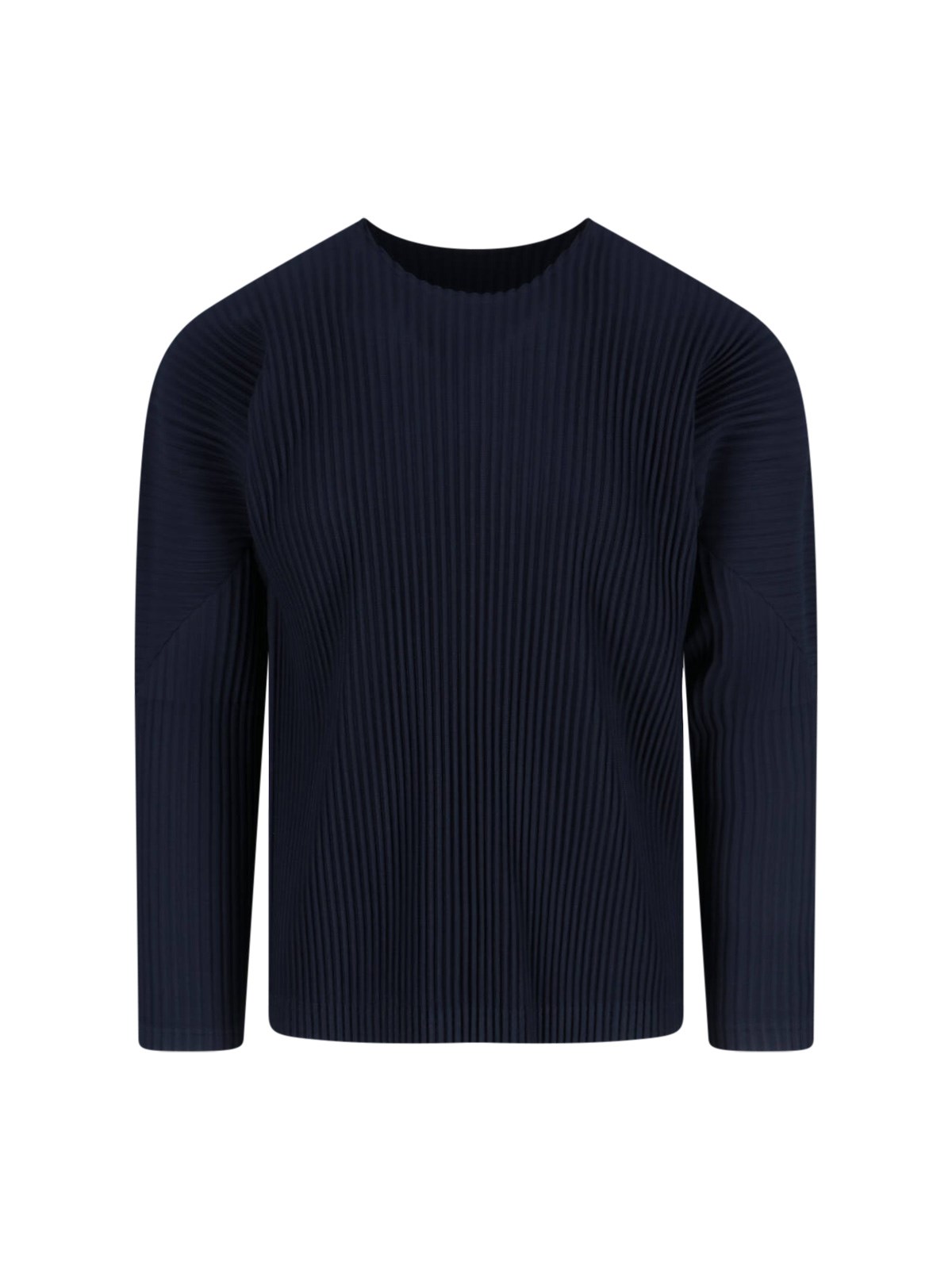 Homme Plisse Pleated T-shirt In Blue