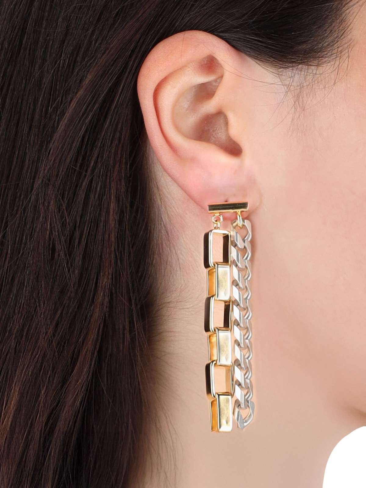 MM6 Maison Margiela☆【完売間近】EARRINGS ピアス / gold 関税送料込】MM6 Maison Margiela フープ ピアス (MM6 Maison