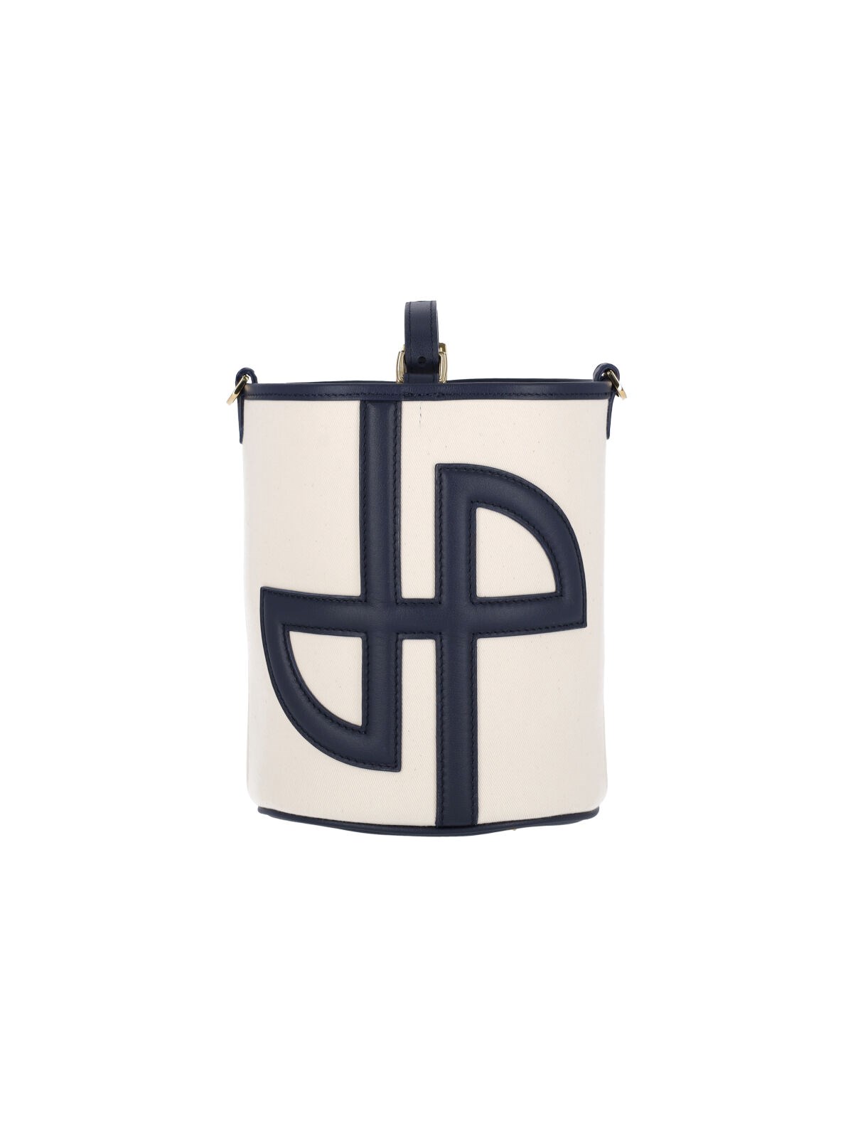 Shop Patou 'jp' Small Bucket Bag In Cream