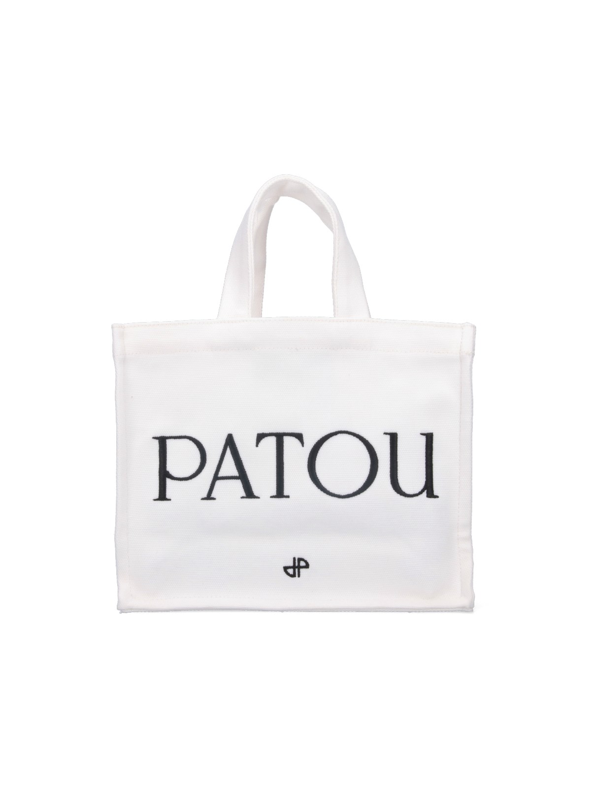 Patou Logo Tote Bag In White