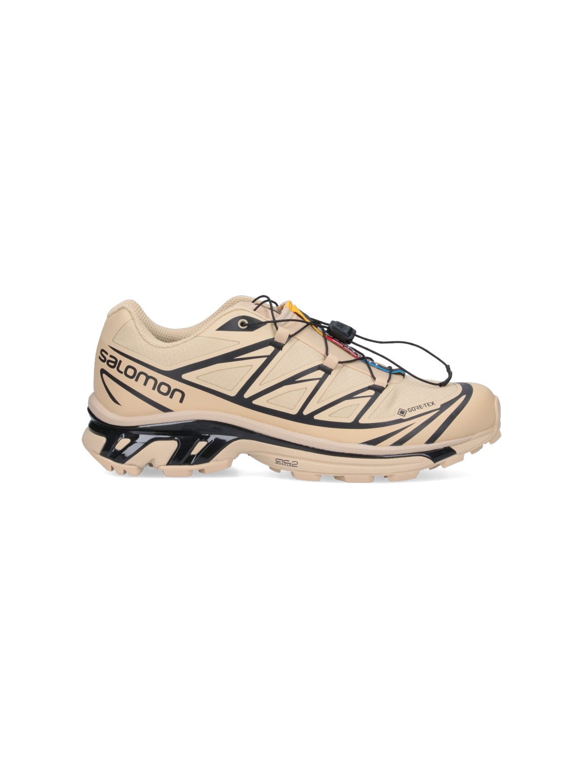 Shop Salomon "xt6 Gtx" Sneakers In Beige