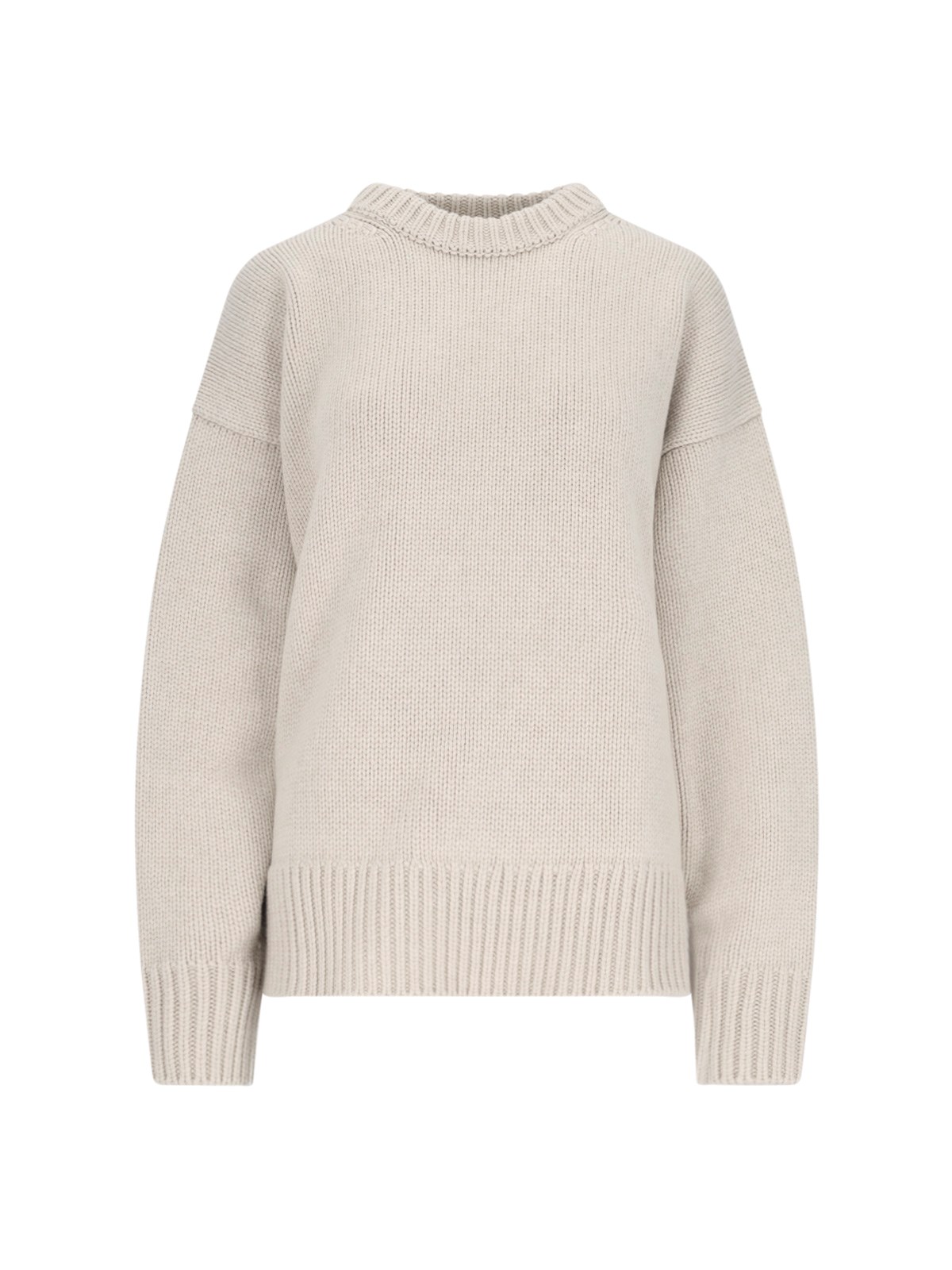 Shop The Row 'ophelia' Basic Sweater In Beige