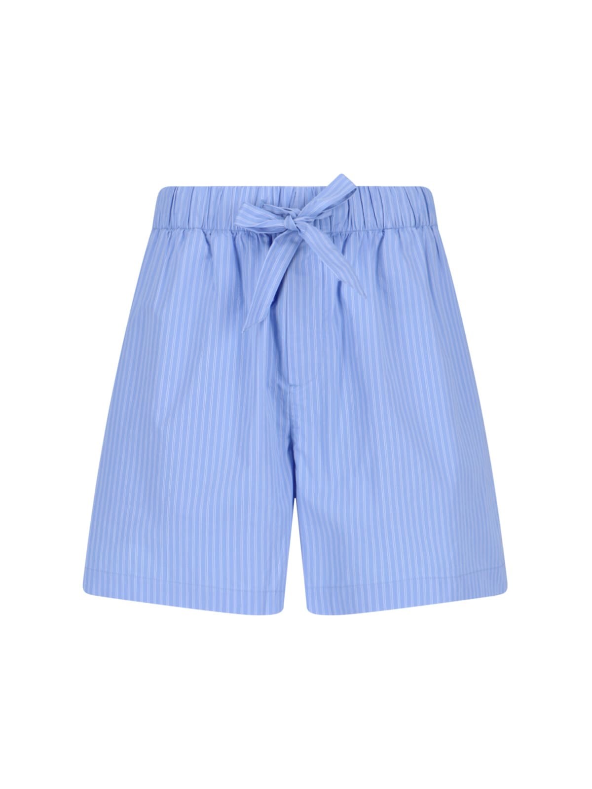 Tekla Pyjama Shorts In Light Blue
