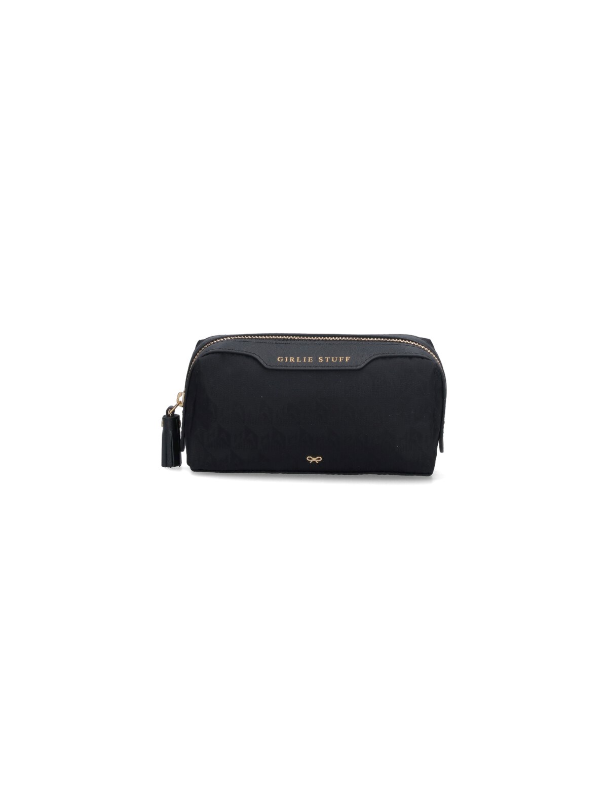 Anya Hindmarch Pouch "girlie Stuff" In Black  