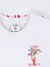 大人気♪【Casablanca】ネイチャーズティーチャー Tシャツ Casablanca Nature Teacher Printed T-shirt | italist, ALWAYS